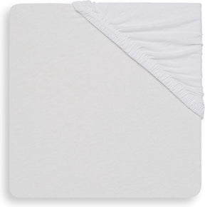 Jollein baby hoeslaken ledikant jersey 60x120cm - wit
