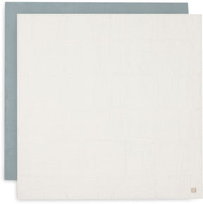 Jollein hydrofiele doek large 115x115cm sea green ivory (2pack)