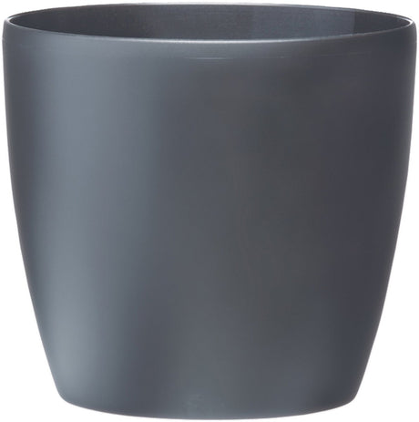 Elho brussels rond wielen 40 - grote bloempot voor binnen - 100% gerecycled plastic - ø 39.0 x h 36.5 cm - antraciet
