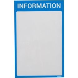 Displayrahmen Ultradex Information A4 blau