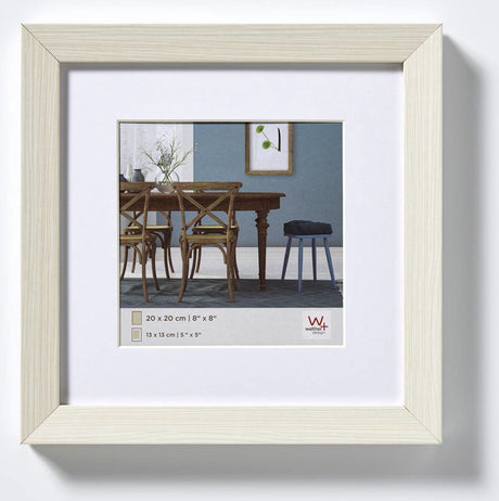 Walther Fiorito – MDF-Holzrahmen – Fotogröße 20 x 20 cm – weiß