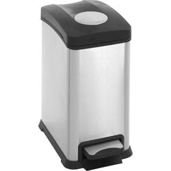 Eko pedaalemmer 31054022 rvs (roestvrij staal) zilver