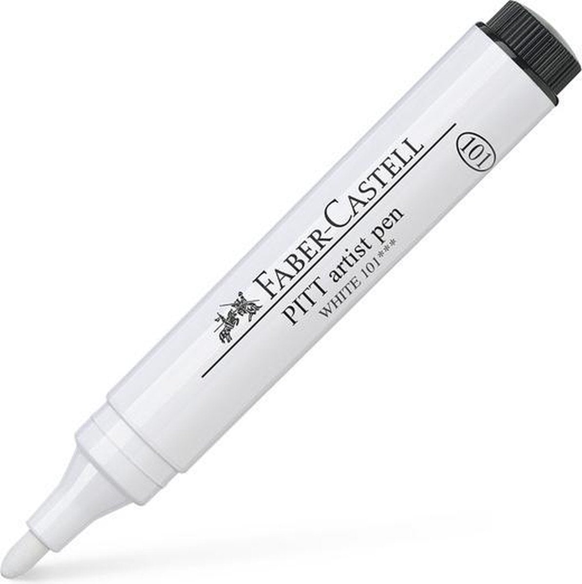 Faber-Castell Zeichenstift – Pitt Artist Pen – 2,5 mm – 101 Weiß – FC-167601