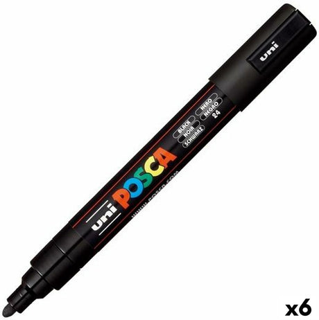 Posca - Lackstift pc5m m schwarz | 6 Stück