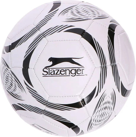 Markenloser Sans Marque Slazenger Fußball Größe 5 – Fußball Größe 5 für Training und Spiele – Fußball für Outdoor und Sportplätze – verschiedene Farben Schwarz, Blau oder Rot – Standard-Fußballgröße