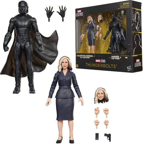 Hasbro marvel legends series valentina allegra de fontaine and marvel's the void 2-pack, new avengers thunderbolts* movie collectible 15 cm (6-inch) action figures