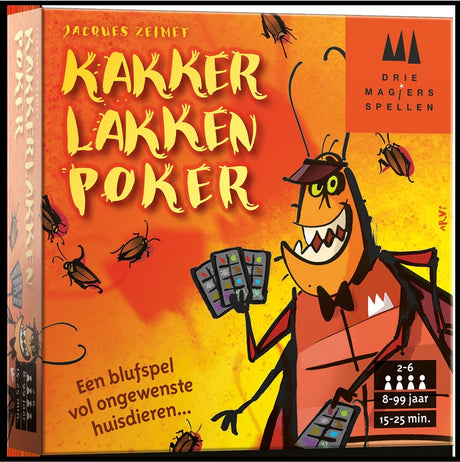 Drei Zaubererspiele 999 Spiele - - Kakerlakenpoker - Kartenspiel - Bluffspiel - schnelles Kartenspiel - Partyspiel - ab 8 Jahren - Brettspiel