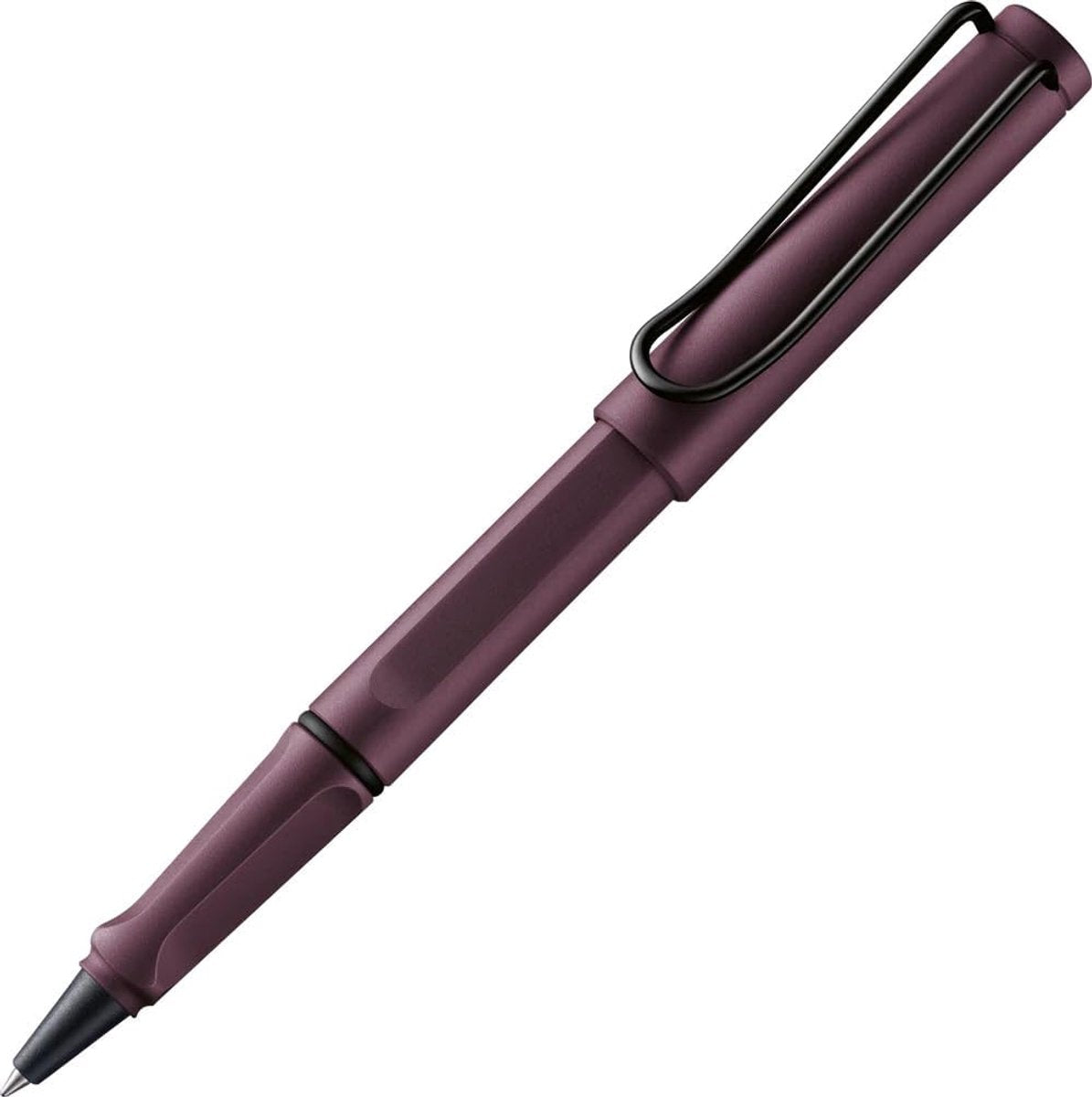 Lamy Safari Scarlet Tintenroller | ergonomischer Griff | Schreibdicke m | Gehäuse aus robustem ASA-Kunststoff | inklusive Tintenroller-Mine M 63 blau
