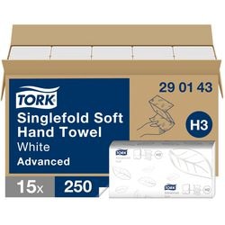 Fortschrittliches weißes Handtuch von Tork