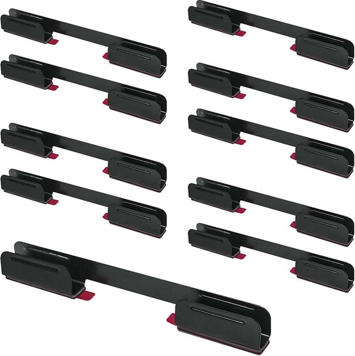 Govee biegbare Montageclips, schwarze Neon-Lichterkette, 2–5 Stück