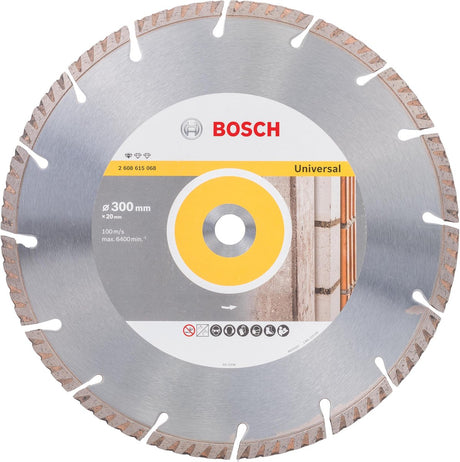 Bosch Zubehör Diamanttrennscheibe | Standard für Universal | 300x20 - 2608615068