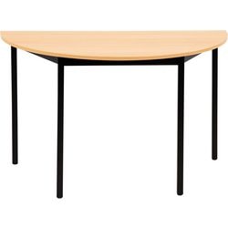 Halbrunder Tisch Sodematub Eisen braun, schwarz