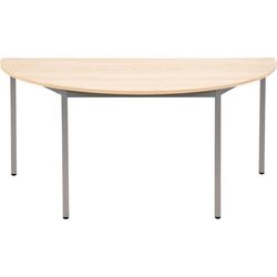 Halbrunder Tisch Sodematub Eisen braun, silber