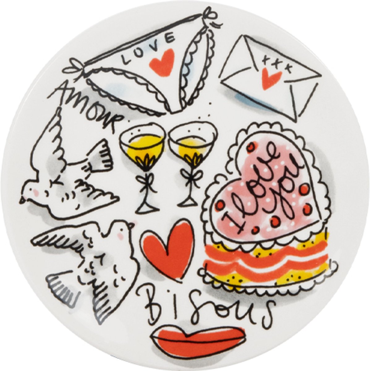 Blond amsterdam , specials. love: petit four 12 cm bisous