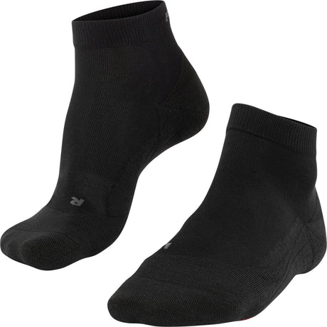 Falke go2 kurze Anti-Blasen-Baumwoll-Funktionsmaterial-Golfsocken Herren Schwarz - Größe 44-45