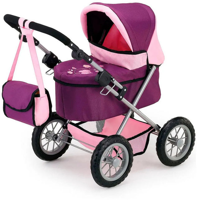 Bayer Design - Trendiger Puppenwagen - Pink und Lila