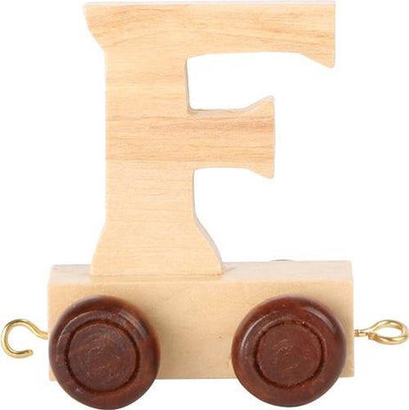 Kleiner Fuß - Buchstabenzug aus Holz - f