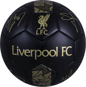 Precision liverpool fc voetbal - maat 5 - inclusief handtekeningen