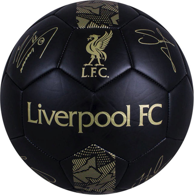 Precision liverpool fc voetbal - maat 5 - inclusief handtekeningen