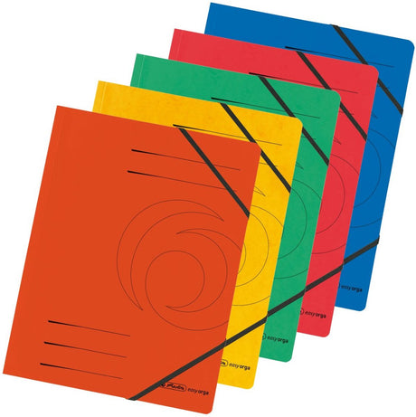 Herlitz Eckschlüssel A4 Qualität farbsortiert. 5er Verpackung