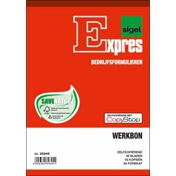 Bestellbuch Sigel weiß A5 148 mm x 190 mm x 8 mm