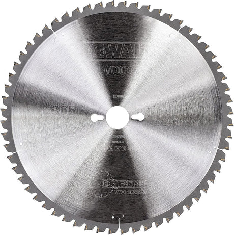 Dewalt cirkelzaagblad voor hout | extreme | ø 305mm asgat 30mm 60t - dt4260-qz