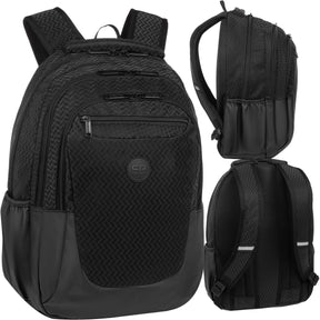 Coolpack soul rugzak zwart - grote schooltas voor jongens (28l)