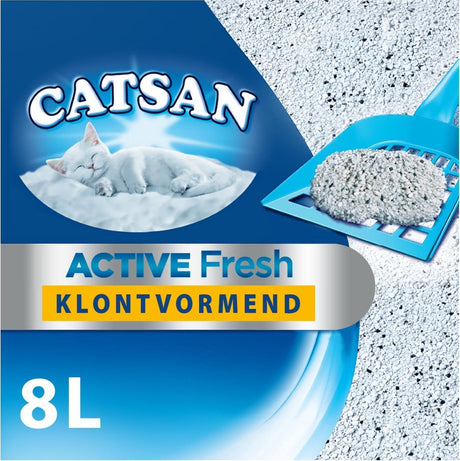 Catsan active fresh - kattenbakvulling - 8 l