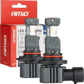 Amio LED HB4 Scheinwerfer Nebelscheinwerfer Hybrid Serie 9006 weiß 6000k - 5600lm Canbus 60W