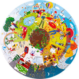 Bigjigs vier Jahreszeiten rundes Bodenpuzzle.