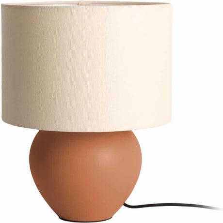 Leitmotiv tafellamp alma cone - bruin - ø23cm - scandinavisch