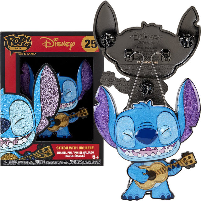 Funko pop! pin: disney: lilo and stitch - stitch with ukulele