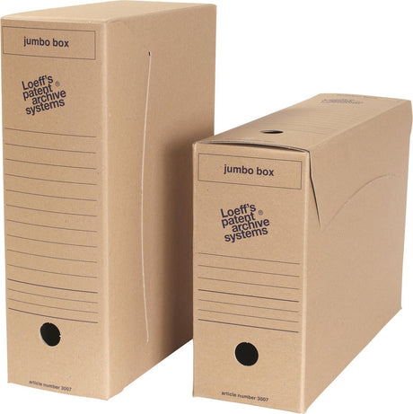 Bankers Box Loeff's Archivboxen Jumbo Box 37 x 25,5 x 11,5 cm 25 Stück FSC