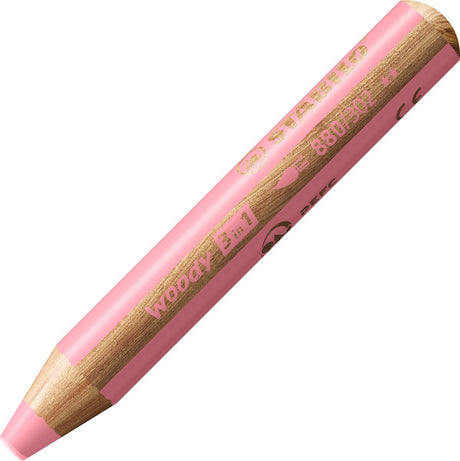 Stabilo Woody 3 in 1 – Multitalent-Buntstift – Pastellrosa