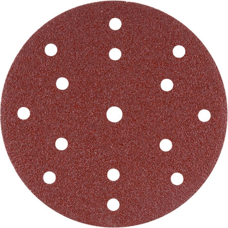 Makita b-51437 Schleifscheibe 150 mm K80 roter Klettverschluss