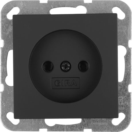 Gira e2 Unterputzsteckdose - 1fach - Schwarz