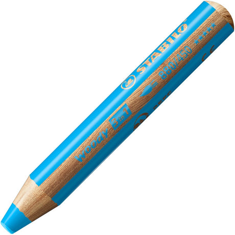 Stabilo woody 3 in 1 - multitalent potlood - lichtblauw - per stuk