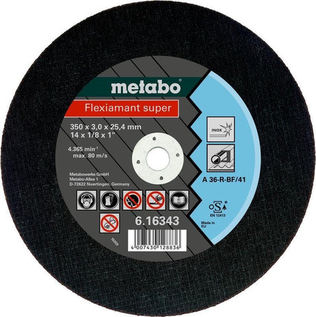 Metabo accessoires doorslijpschijf flexiamant super 350x3mm