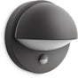 Philips led philips june buitenwandlamp met sensor - antraciet