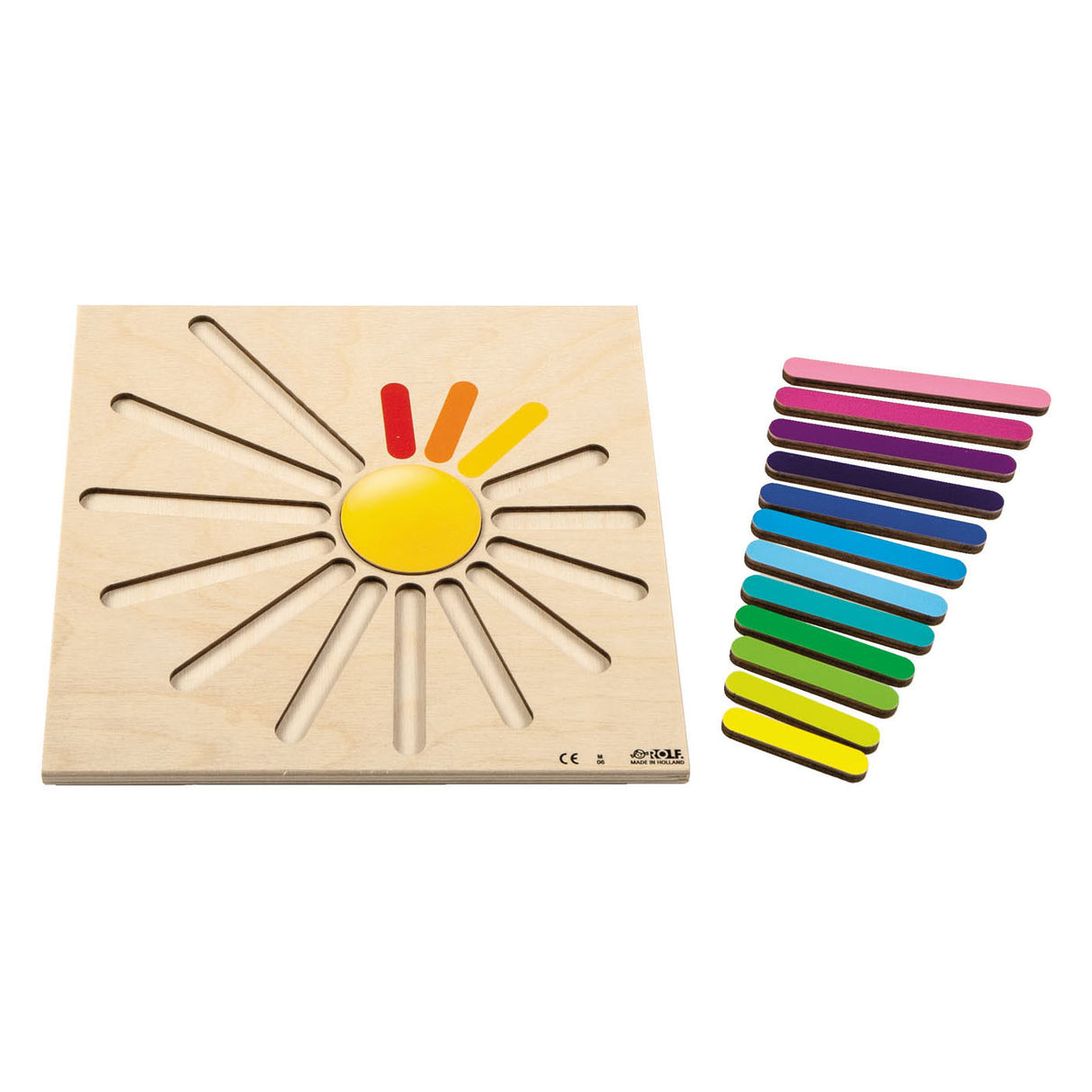 Rolf Reliefpuzzle Regenbogenstrahlen, 15-tlg.