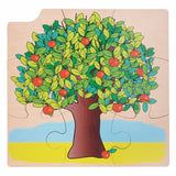 Rolf Wachstums- und 4-Lagen-Puzzle Holzwachstumsbaum, 36-tlg.
