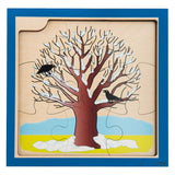 Rolf Wachstums- und 4-Lagen-Puzzle Holzwachstumsbaum, 36-tlg.