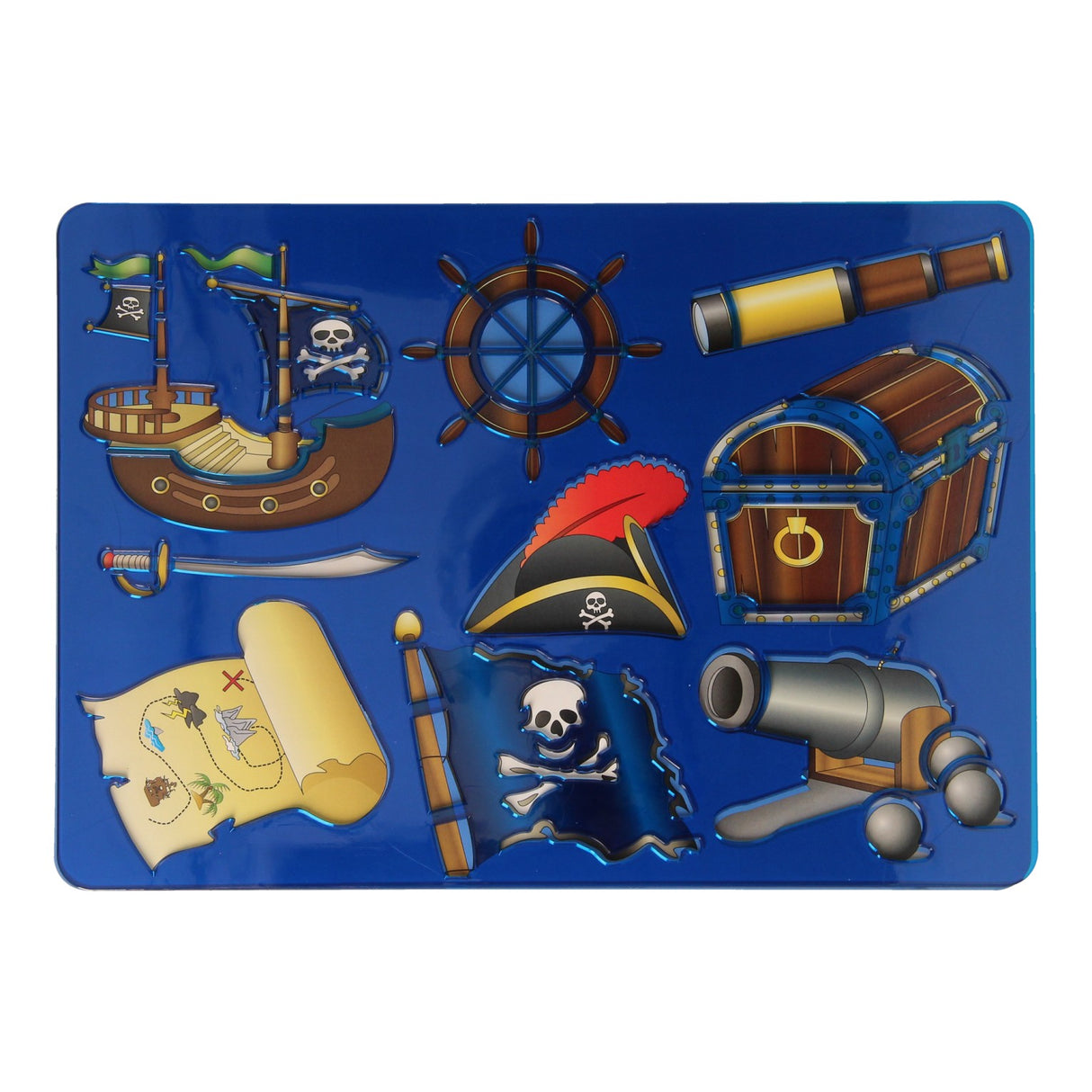 Piraten-Zeichenvorlage, 27x19cm