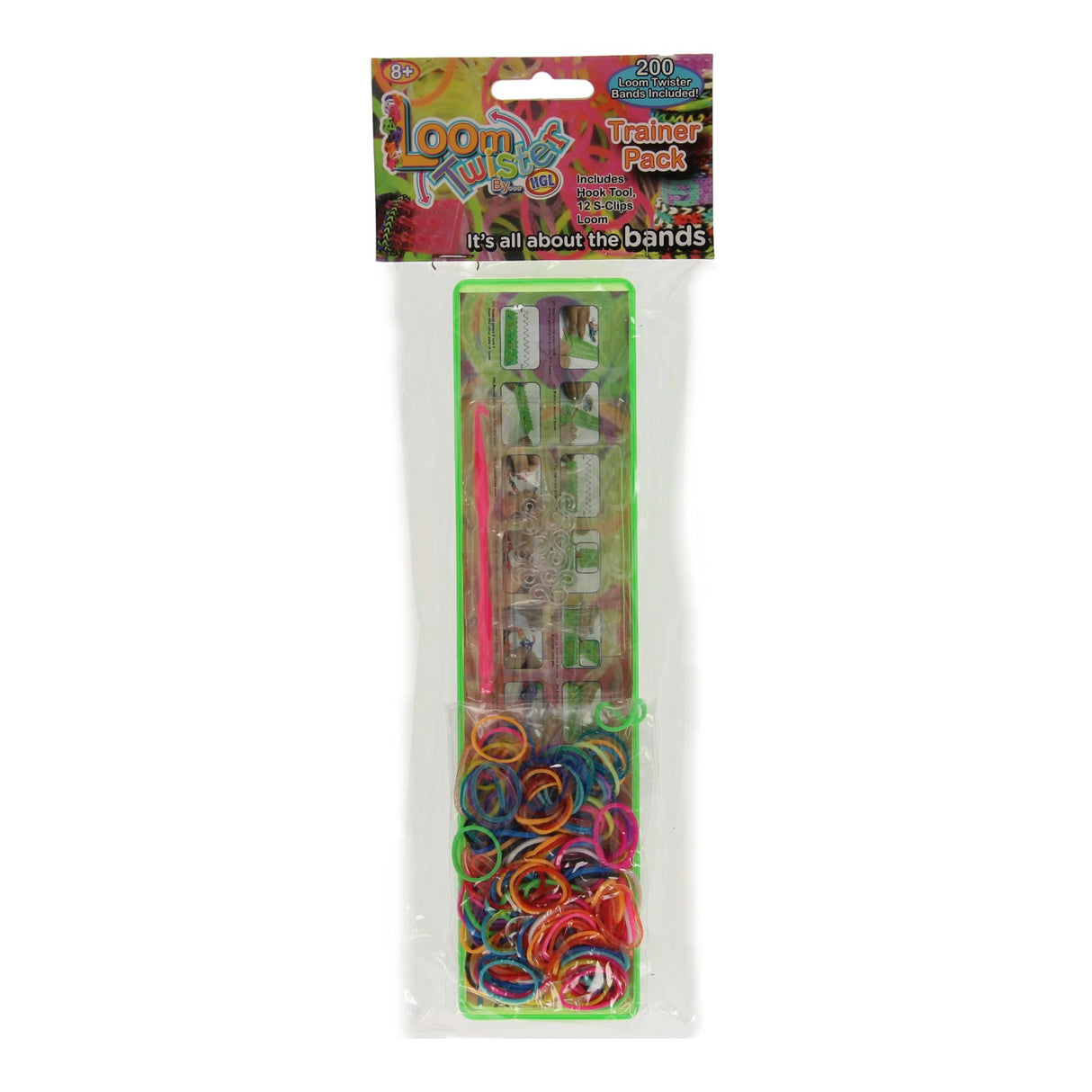 Loom Twister-Brett und Riemen, 200 Stück.