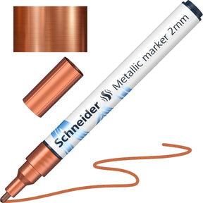 Schneider Schreibgeräte Schneider Metallic Marker – Paint-it 011 – 2 mm – Kupfer Metallic – S-ML01101102
