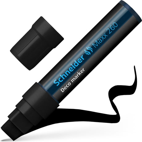 Schneider Schreibgeräte Schneider Kreidemarker – Maxx 260 – Schwarz – Kreidemarker – S-126001