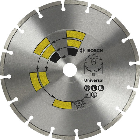 Bosch - diamantdoorslijpschijf universal 115 x 22 x 1,7 x 7,0 mm