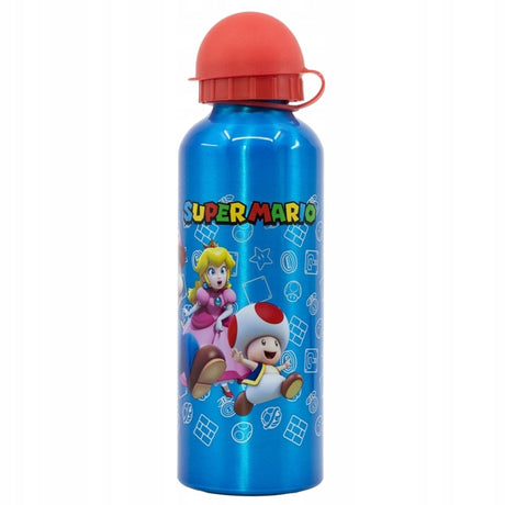 Super mario aluminium drinkfles 530ml - bpa vrij eco-vriendelijk