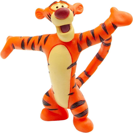 Bullyland 12345 – Spiel- und Sammelfigur Tigger aus Winnie the Pooh, ca. 7 cm – naturgetreu und detailreich – ideal als Tortenfigur und kleines Geschenk für Kinder ab 3 Jahren.