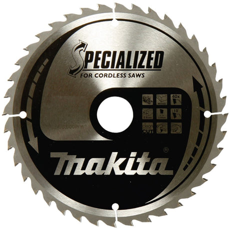 Zubehör für Makita-Kreissägeblätter für Holz | spezialisiert | ø 136 mm Achsloch 20 mm 16 Zähne – B-33532